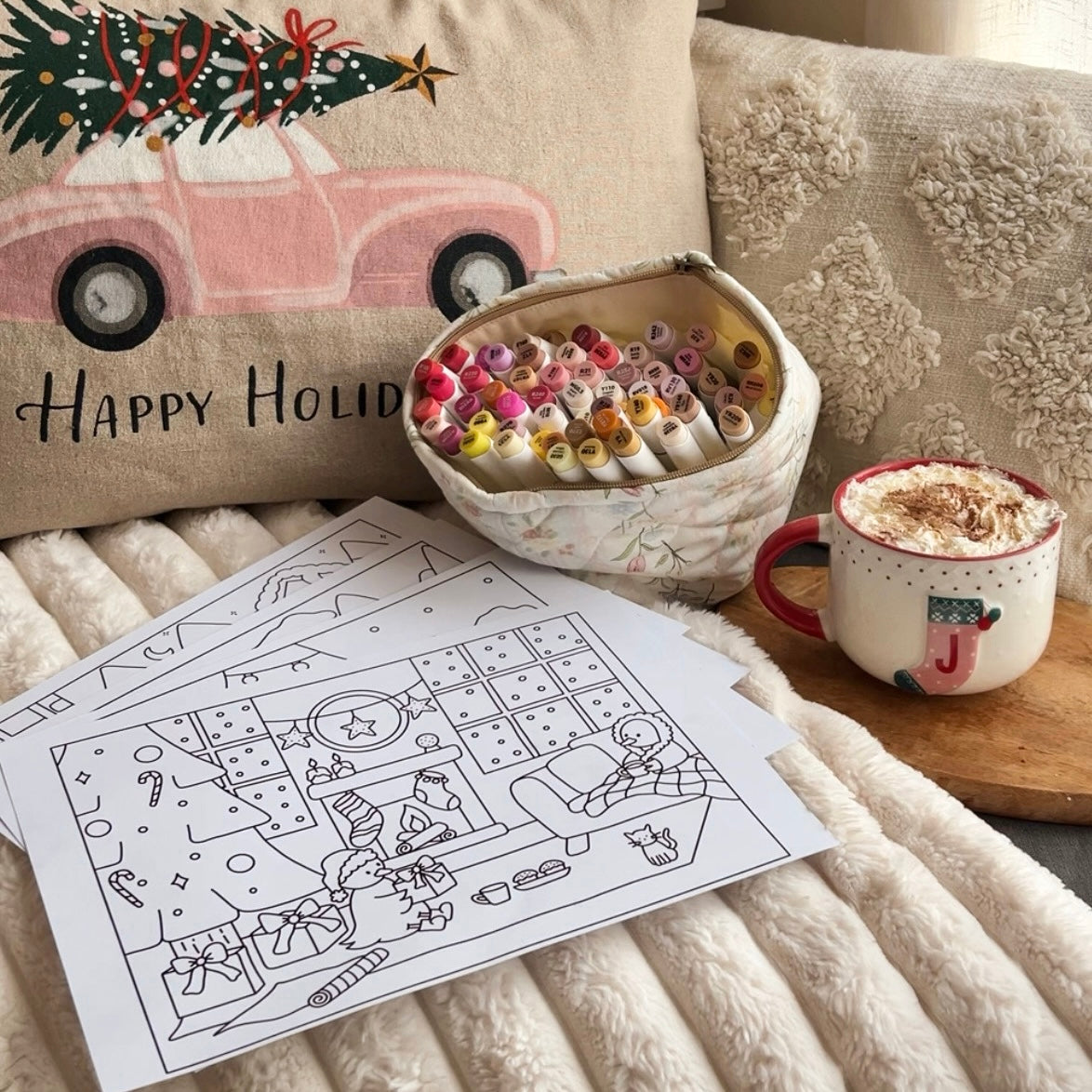 Dottie Duck Christmas Colouring Pages(Pack of 5)