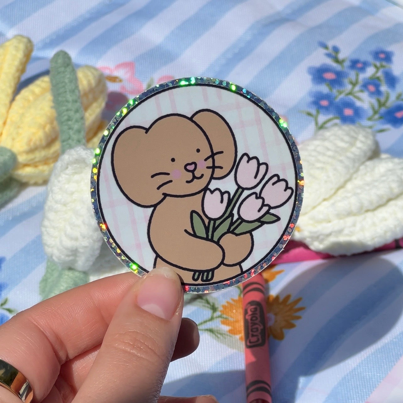 Mabel Glitter Sticker