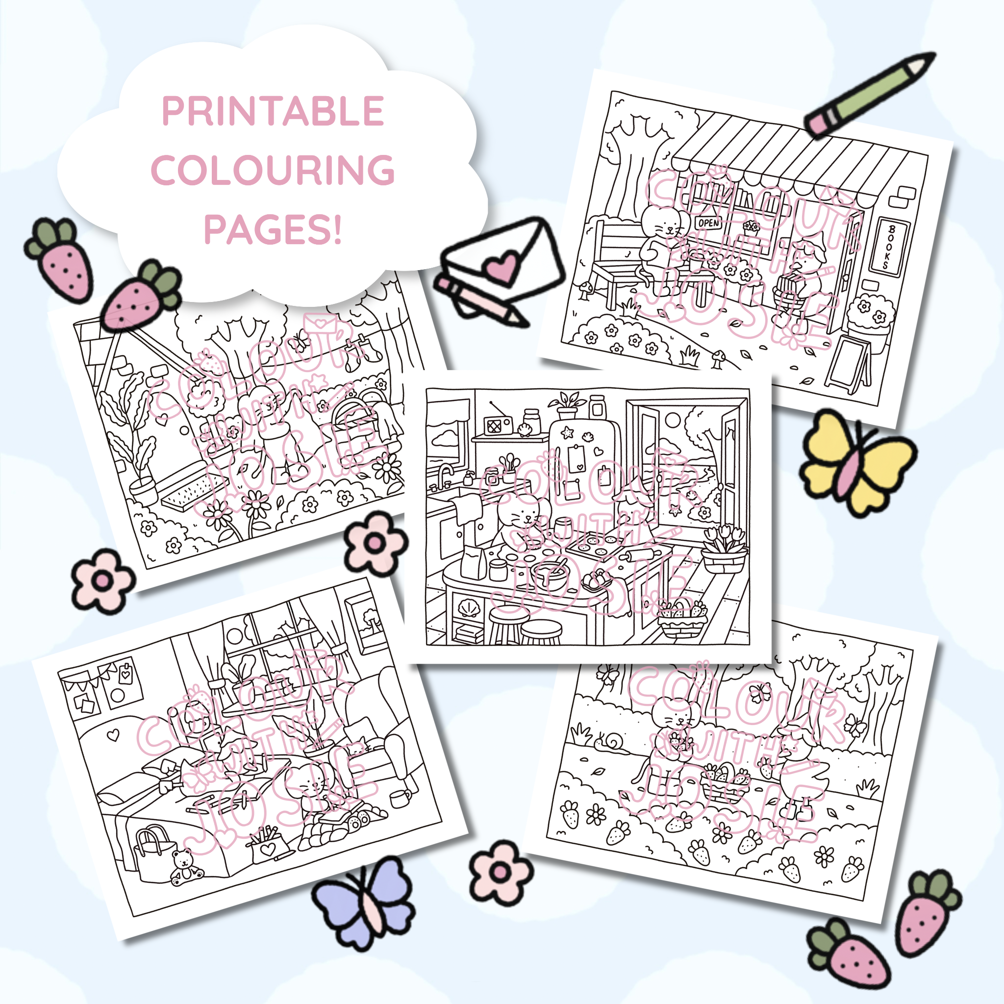 Digital Download • Dottie & Mabel 5 Page Bundle
