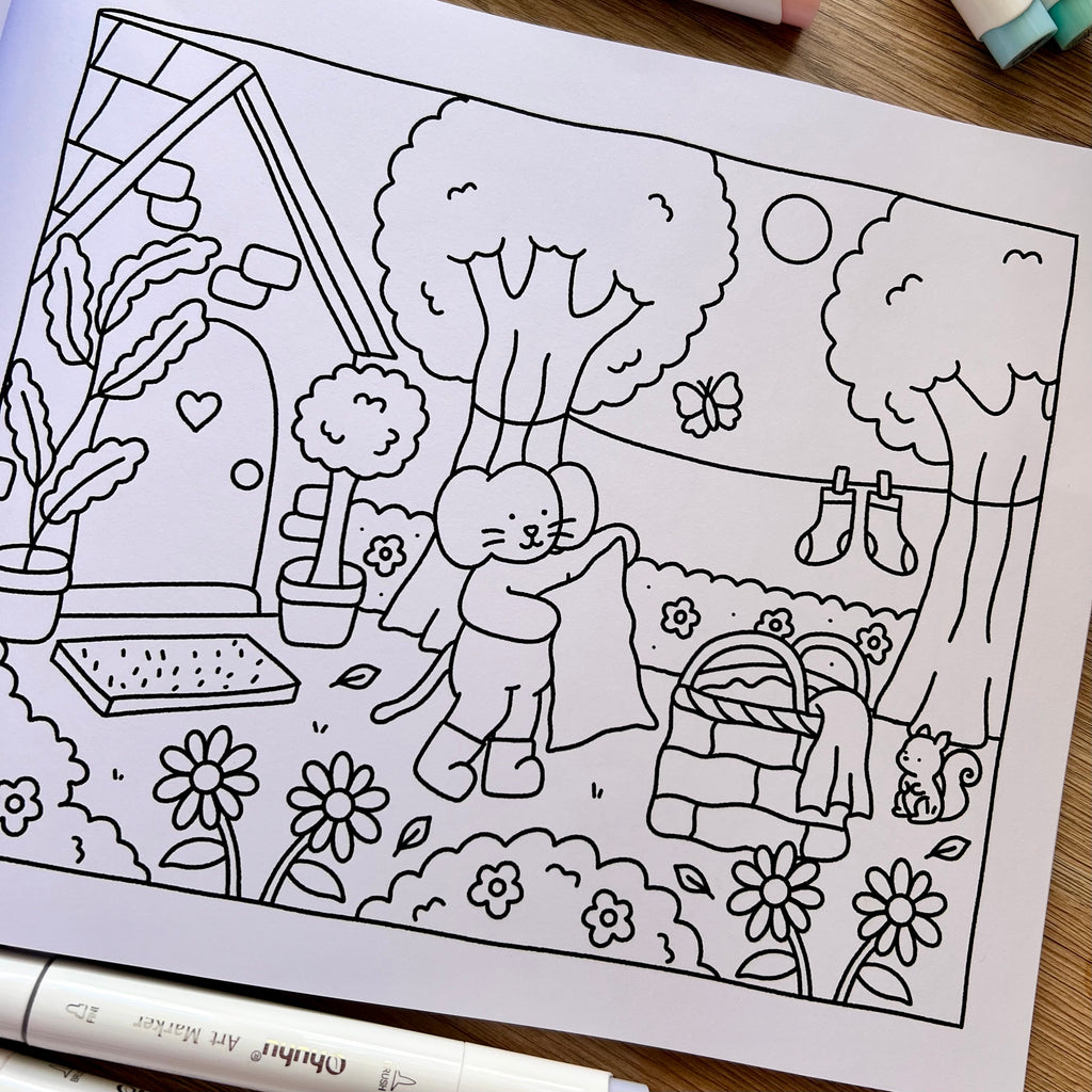 Dottie & Mabel Colouring Book
